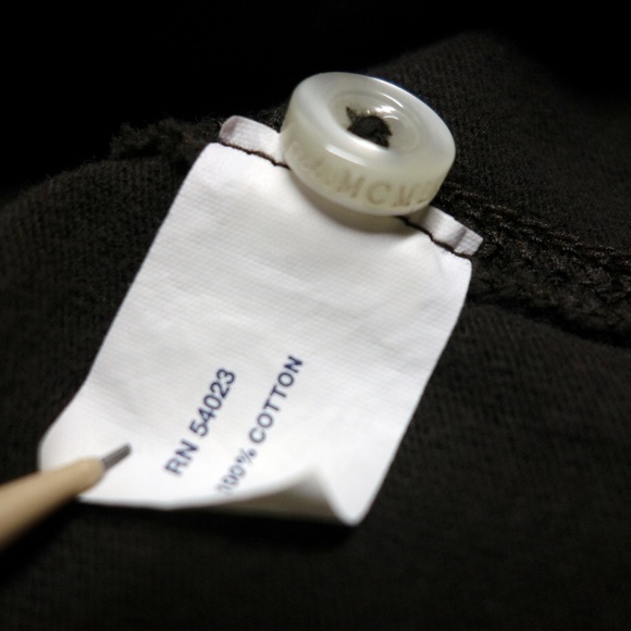 Gap Brown Bleached Cotton Pocket Polo Men's Large - Picture 6 of 8